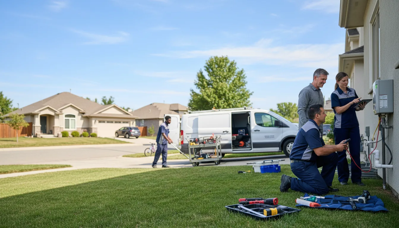 Tankless water heater service in Irondale, OH